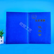 比武競(jìng)賽證書(shū)