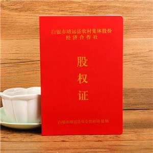 白銀市靖遠(yuǎn)縣股權(quán)證定做