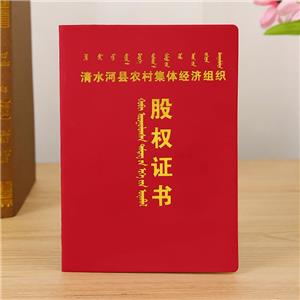 清水河縣股權(quán)證